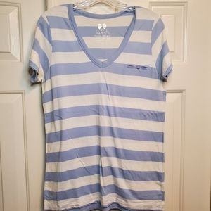 Women's Kersh short sleeve shirt with V neckline